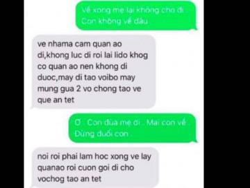 Bà mẹ bá đạo đáp trả cứng hơn trứng trước trào lưu nhắn tin Tết này con không về