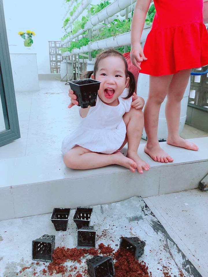 Người hâm mộ thích thú với cây xà lách to như bó hoa của nhà Lý Hải - Minh Hà - 10