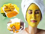 Làm đẹp - Giá tiền rẻ bèo, nhưng dùng tinh bột nghệ đắp mặt lại là cứu tinh cho làn da của nàng!