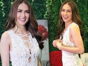 Làng sao - Ngôi sao 24/7: Mỹ nhân đẹp nhất Philippines lúng túng vì bộ váy xuyên thấu hở bạo