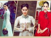 Thời trang - Say lòng ngắm Tăng Thanh Hà, Thu Thảo, Phạm Hương đọ sắc với áo dài