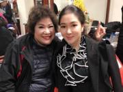 Giải trí - Lần xuất hiện hiếm hoi của Hoa hậu Nguyễn Thị Huyền trong hậu trường Táo Quân 2018