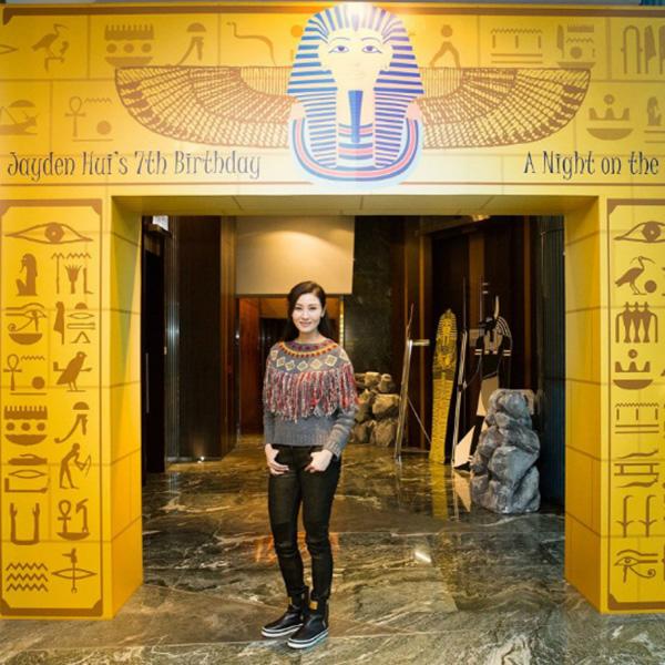 Sinh nhật con trai quý tử, Lý Gia Hân và chồng tỷ phú tổ chức giống như vua Pharaoh - 3