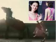Giải trí - Tiết lộ hình ảnh về cú ngã ngựa để lại khối u trên lưng Triệu Lệ Dĩnh