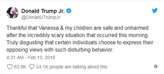 Bức thư bí ẩn khiến con dâu Tổng thống Donald Trump phải nhập viện - 2