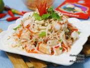 Bếp Eva - Giải ngán sau Tết với nộm su hào tôm giòn giòn thanh mát