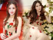 Thời trang - Nam Em và Midu đụng váy "công chúa hoa hồng" những ngày cận Tết