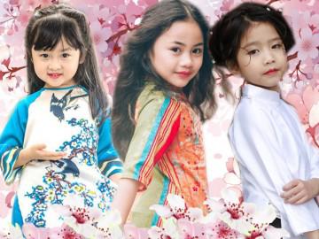 Ngắm các thiên thần nhí diện áo dài yêu thế này, đảm bảo cả năm may mắn