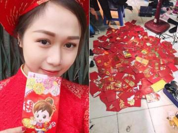 Cô gái 10 năm bê tráp cưới, nhận gần 500 phong bao lì xì