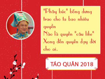Táo Quân 2018: Ngoài loạt thoại cực thâm, bài chế của Tự Long về cư dân mạng mới siêu đúng!