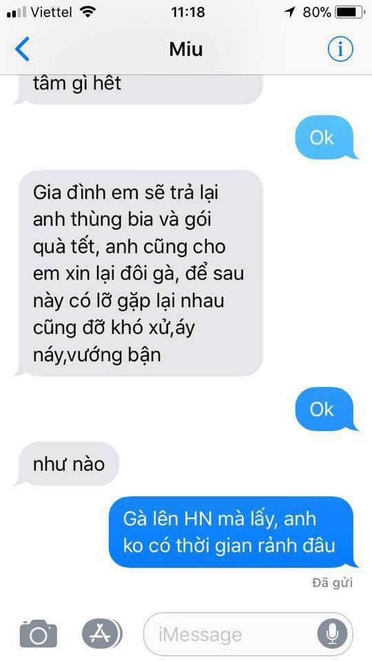 Chia tay người yêu đúng mùng 1 Tết, chàng trai dở khóc dở cười khi bị đòi lại đôi gà - 1