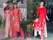 Thời trang - Xuân này đi đến đâu cũng ngập tràn tà áo dài rực rỡ của loạt mỹ nhân đình đám Vbiz