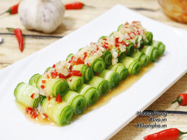 Ngon và dễ ăn Gỏi dưa chuột chua cay