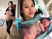 Chế độ ăn “vào con không vào mẹ” của mẹ sinh đôi, 2 bé chào đời đều nặng trên 3kg