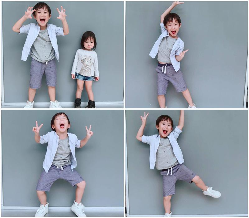 Hình ảnh đáng yêu của 4 nhóc tỳ được Lý Hải Minh Hà cập nhật thường xuyên.
