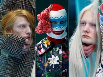 Show diễn "dị" nhất thế giới: Người mẫu ôm đầu nhân tạo, vác rồng đi catwalk!