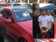 Làng sao - Nhã Phương né tránh ống kính người hâm mộ khi xuất hiện trong xe của Trường Giang