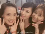 Làng sao - Lâm Tâm Như rủ đám bạn thân đi chơi, "bỏ mặc" Hoắc Kiến Hoa ở nhà chăm con