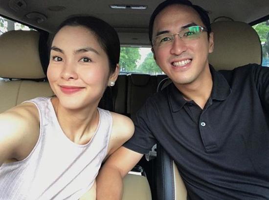 Vợ chồng Tăng Thanh Hà ngày càng tình cảm sau khi cô mang thai em bé thứ 3 - 5