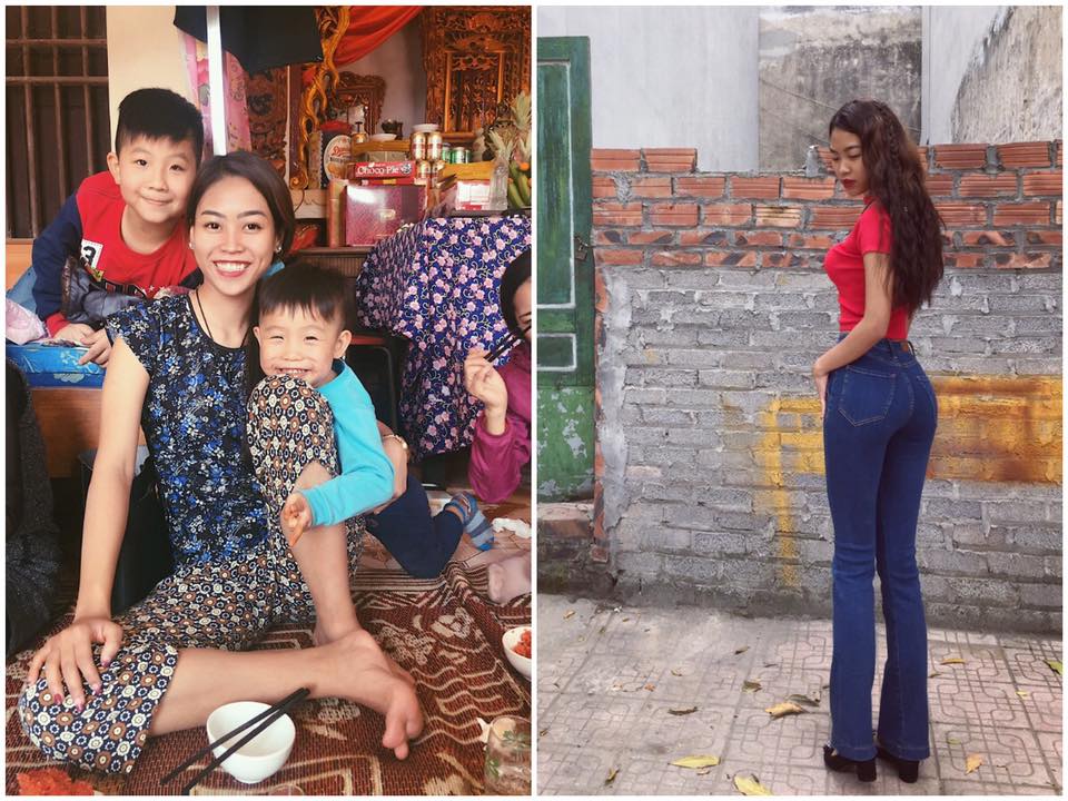 Chị em chia sẻ ảnh amp;#34;biến hìnhamp;#34; trước và sau tết, nhan sắc khác nhau một trời một vực! - 10