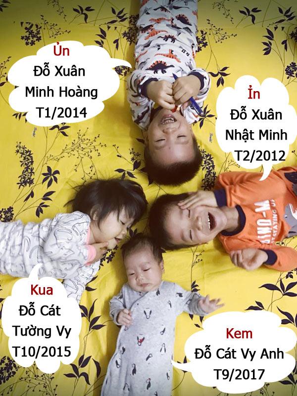 Dạy con tự lập từ nhỏ, mẹ amp;#34;5 năm sinh liền 4 conamp;#34; vẫn nhàn tênh, đọc sách mỗi ngày - 1