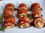 Clip Eva - Thịt xông khói cuộn bơ bọc phô mai "ăn chơi" cũng được mà ăn chính càng ngon