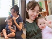 Làm mẹ - Mẹ 2 con Elly Trần trổ tài cột tóc cho con trai khéo tay vô cùng