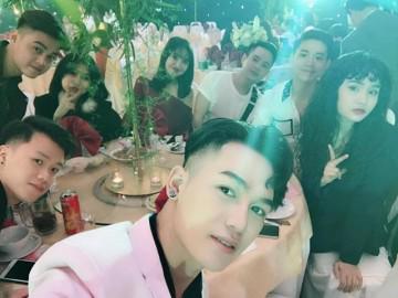 Dàn thí sinh The Voice đến chung vui trong tiệc cưới của học trò Đông Nhi