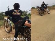 Clip Eva - Em bé 12 tuổi, bất chấp nguy hiểm, lấy xe máy của bố đi chơi