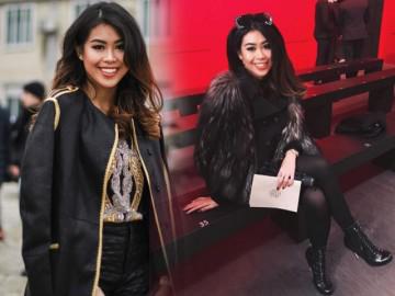 Em chồng Tăng Thanh Hà đẹp xuất sắc, càn quét hàng ghế đầu ở Milan Fashion Week