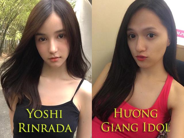 Điều gì xảy ra khi so sánh ảnh mặt mộc của Hương Giang Idol -Thần tiên tỷ tỷ Thái Lan?