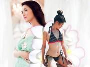 Bà bầu - Hotmom Thuỷ Anh tiết lộ cách tạo khuôn bụng "gái son cũng thèm" dù qua 2 lần sinh nở