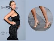 Thời trang - Bà bầu Miranda Kerr vẫn "liều mình" mê mệt giày cao ngay cả khi sắp đẻ!
