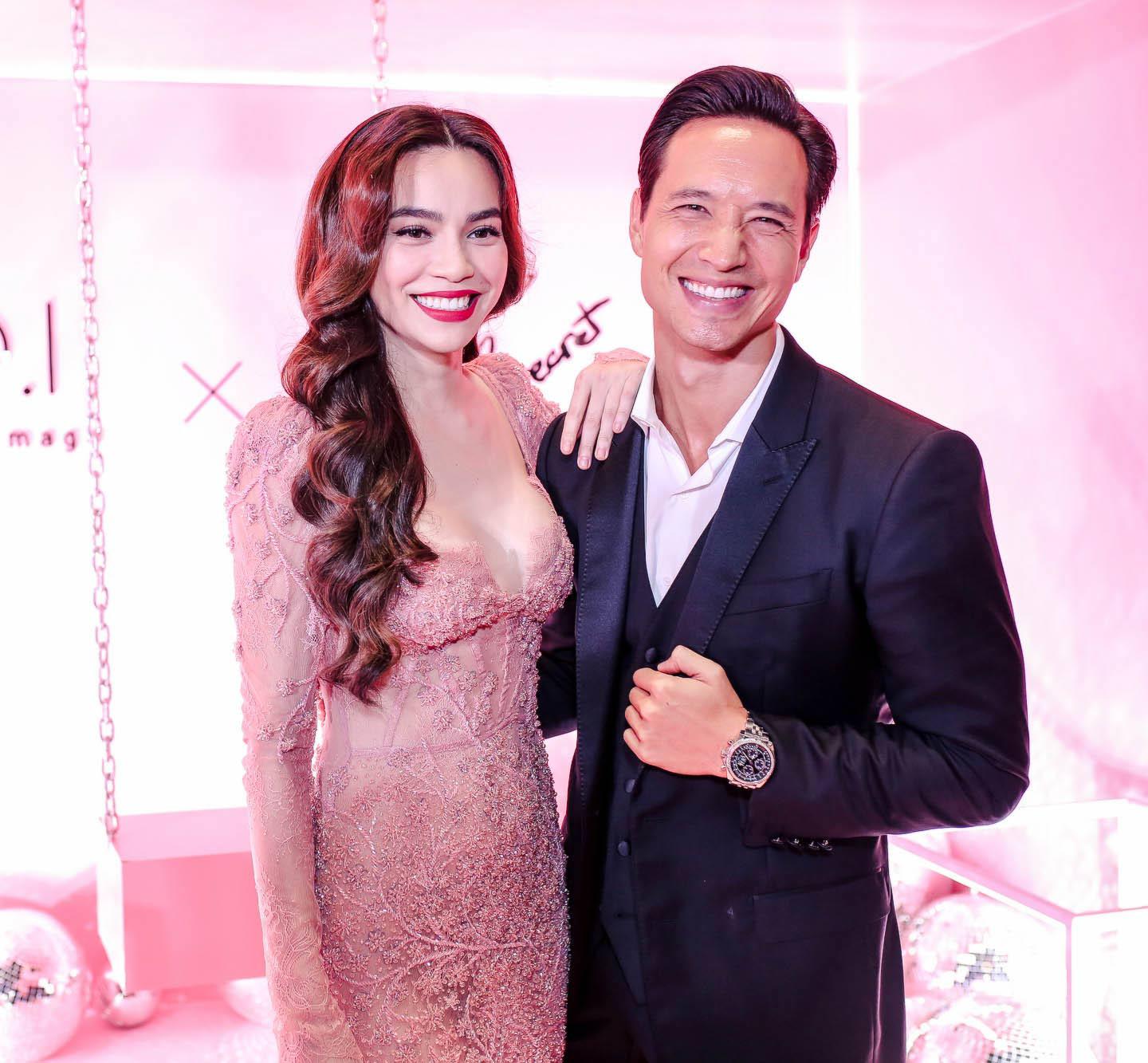 Diện váy xuyên thấu xẻ bạo, Hồ Ngọc Hà tự tin hôn Kim Lý thắm thiết - 5