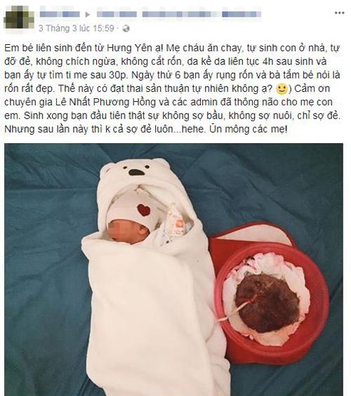 Mẹ Hưng Yên gây sốc khi tự đẻ con, không cắt dây rốn, để nguyên nhau thai suốt 6 ngày - 1