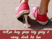 Thời trang - Mẹo xử lý vết ố bẩn, bã kẹo cao su trên giày chị em nên biết!