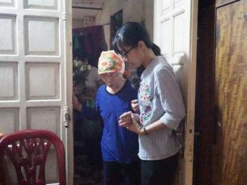 Đôi mắt Hải An hiến tặng đã trở về đầy xúc động ở chính nơi bé ra đi