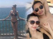 Giải trí - Nữ hoàng sắc đẹp Ngọc Duyên diện bikini khoe bụng bầu "vượt mặt" trước ngày lâm bồn