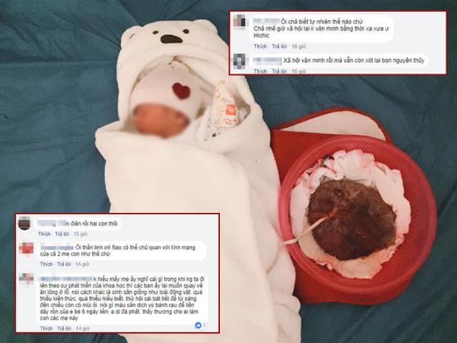 Mẹ Hưng Yên tự đẻ con, để nguyên nhau thai 6 ngày có đáng bị ném đá?