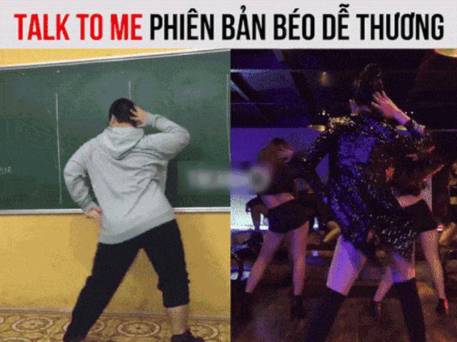 Chàng béo đáng yêu cover khớp từng động tác điệu nhảy Talk to me của Chi Pu