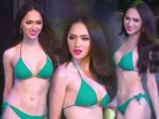Thời trang - Hương Giang Idol đốt cháy sân khấu trong phần thi bikini tại Hoa hậu chuyển giới