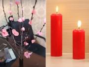 Nhà đẹp - Hết Tết mà nhà vẫn có cành đào bày cả năm không héo, hóa ra bí mật từ... cây nến