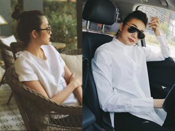 Tăng Thanh Hà, Thanh Hằng và loạt mỹ nhân đồng loạt diện sơ mi trắng tinh giản
