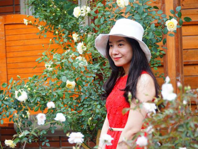 Đẹp lạ khu vườn nghìn cây hoa hồng Bulgaria ở Hà Nội