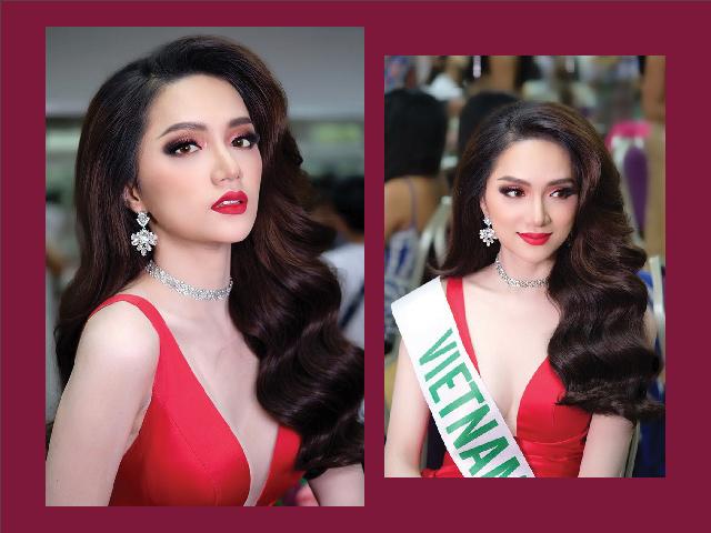 Tóc xoăn Hoa hậu, son đỏ rực rỡ, Hương Giang sẵn sàng chinh chiến cho thời khắc quyết định!