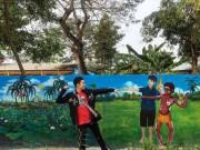 Du lịch - Giới trẻ rộn ràng check-in làng bích họa mới toanh ở Đồng Tháp