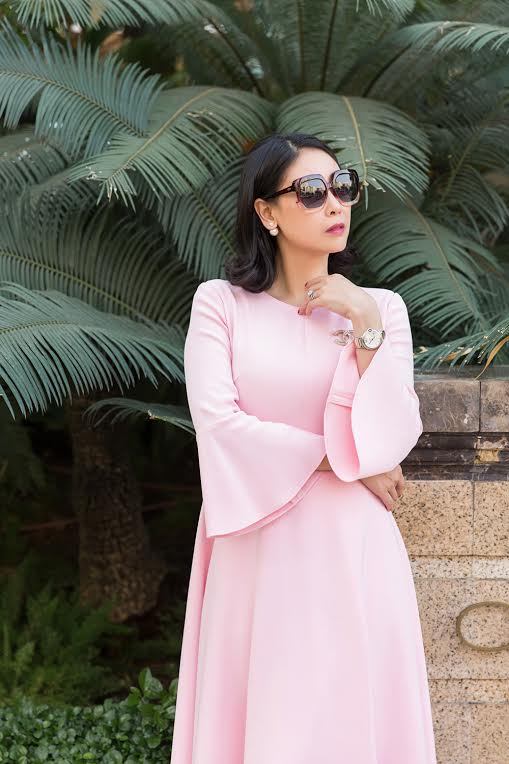 Diễm My, Giáng My, Hoa hậu Hà Kiều Anh nổi bật, ngọt ngào với váy pastel - 6