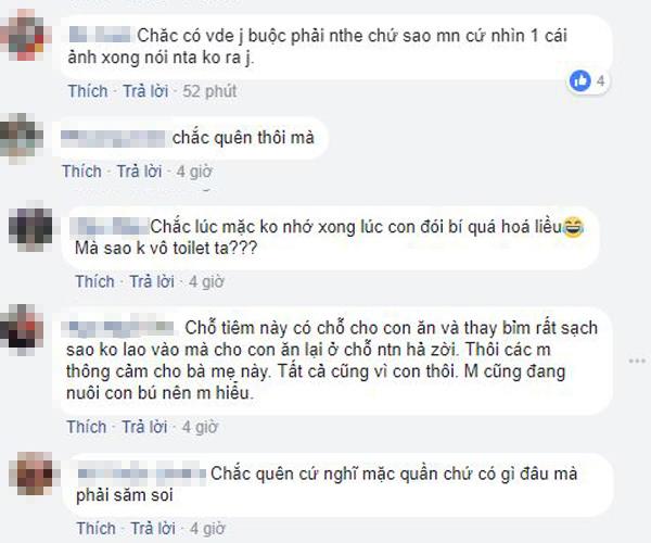 Kéo váy cho con bú hớ hênh lộ cả nội y, bà mẹ khiến dân mạng bùng nổ tranh cãi - 4