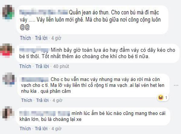 Kéo váy cho con bú hớ hênh lộ cả nội y, bà mẹ khiến dân mạng bùng nổ tranh cãi - 5