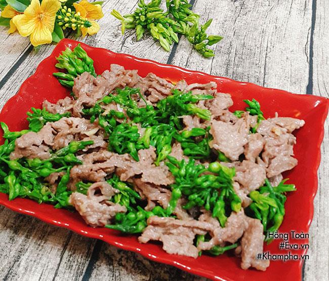 Chả lá lốt, hoa thiên lý xào hấp dẫn cho cơm chiều - 4
